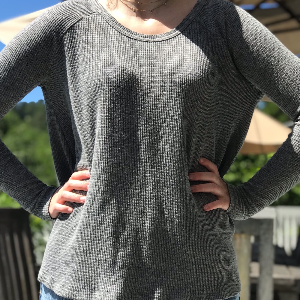 Free People Gray Sweater